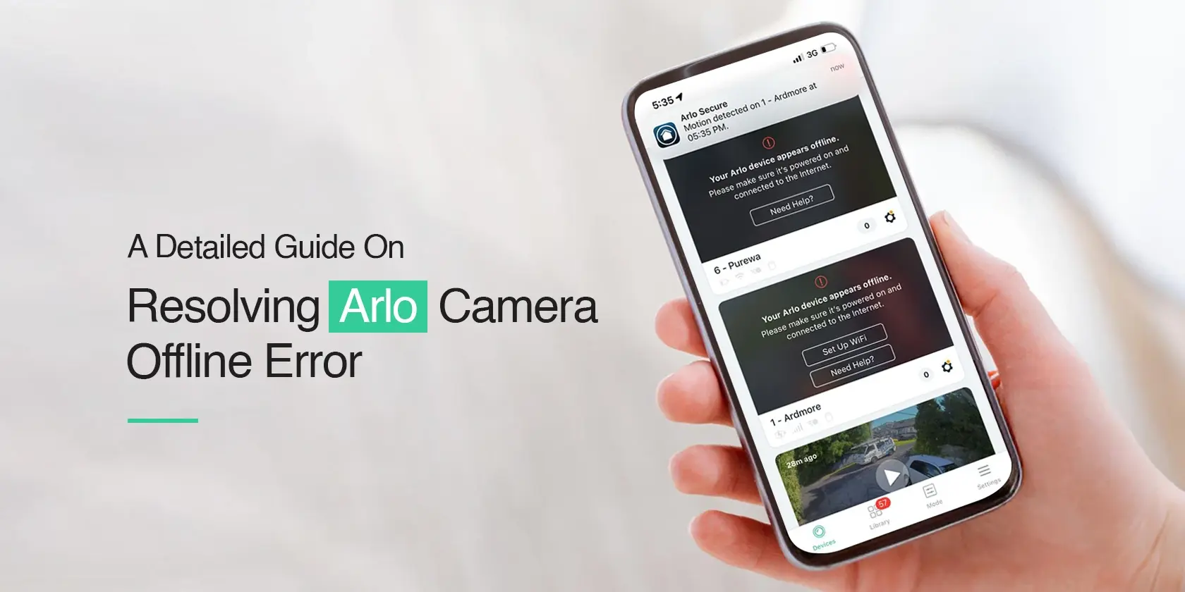 Arlo Camera Offline